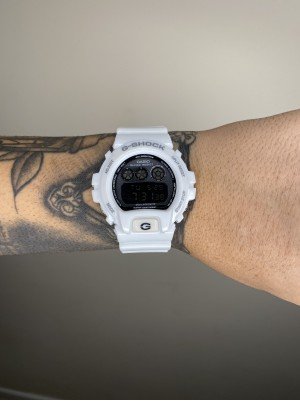 G-SHOCK DW-6900 BRANCO